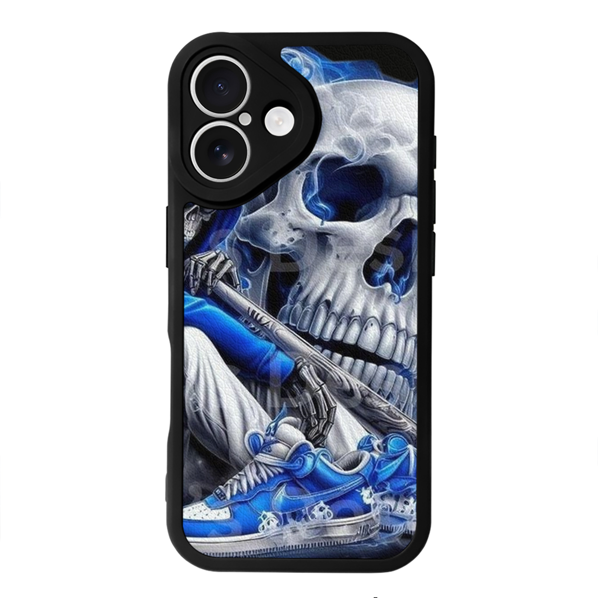  IPhone 16 Silicone Leather Case – UV Print, Lambskin Texture – Perfect Fit, Wireless Charging Compatible, Scratch Resistant, Precise Cutouts – Stylish Protection For IPhone 16